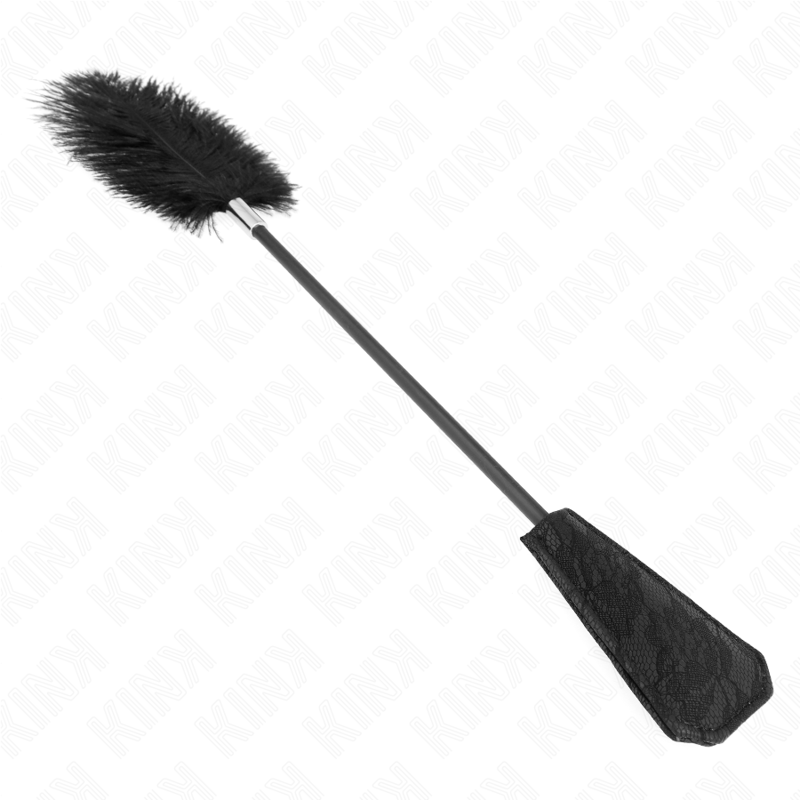 KINK - PLUMES D'AUTRUCHE POUR TICKLE AVEC PALETTE DENTELLE 56 CM - 7eme ciel