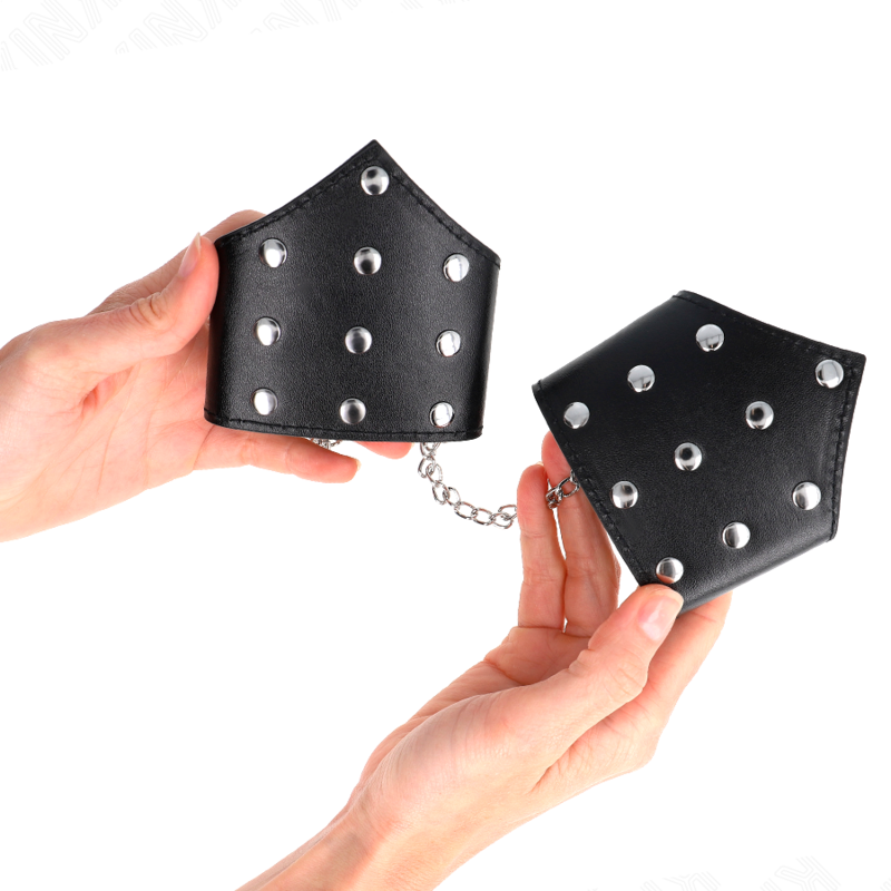 KINK - BRACELETS STYLE POINT NOIR AVEC CHAÎNE RÉGLABLE 17-23 CM X 8,5 CM - 7eme ciel