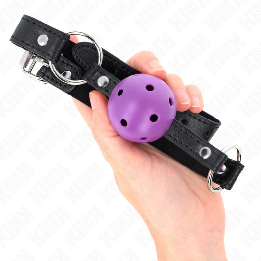 KINK - BALLE CREUSE DURE VIOLET 4,5 CM BAG 63,5 X 2 CM - 7eme ciel