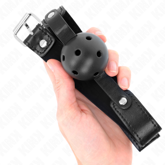 KINK - BALLE RESPIRANT NOIRE 4,5 CM BAG 65 x 2,5 CM - 7eme ciel