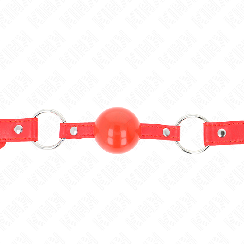 KINK - BÂILLON TPE BALLE 4 CM AVEC ROJO LOCK 60 x 2 CM - 7eme ciel