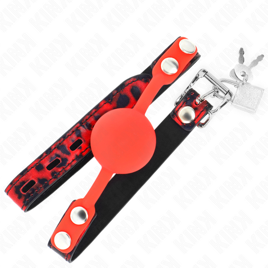 KINK - MODÈLE 2 BILLE EN SILICONE 4 CM BAG AVEC SERRURE 60 x 2 CM - 7eme ciel