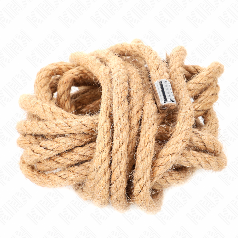 KINK - CORDE DE CHANVRE AVEC TÊTE MÉTALLIQUE 5 MÈTRES - 7eme ciel