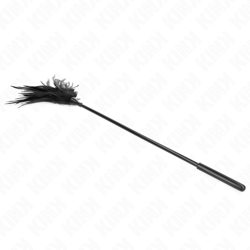 KINK - PLUSIEURS PLUMES DE CHATOUILLES NOIRES 45 CM - 7eme ciel