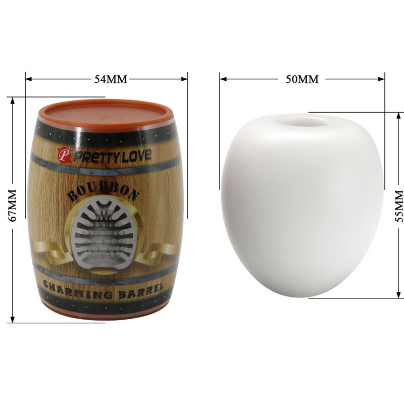 PRETTY LOVE - MASTURBATEUR HOMME BLANC D'OEUF MODÈLE 2 - 7eme ciel