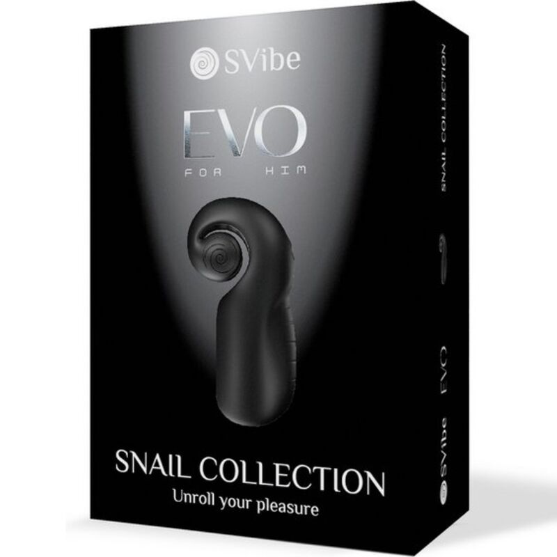 SNAIL VIBE - EVO POUR LUI MASTURBATEUR HOMME SLIDE NROLL NOIR - 7eme ciel