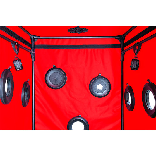 SECRET DOME - KINK CLUB CABIN SCANDALE NOIR ET ROUGE