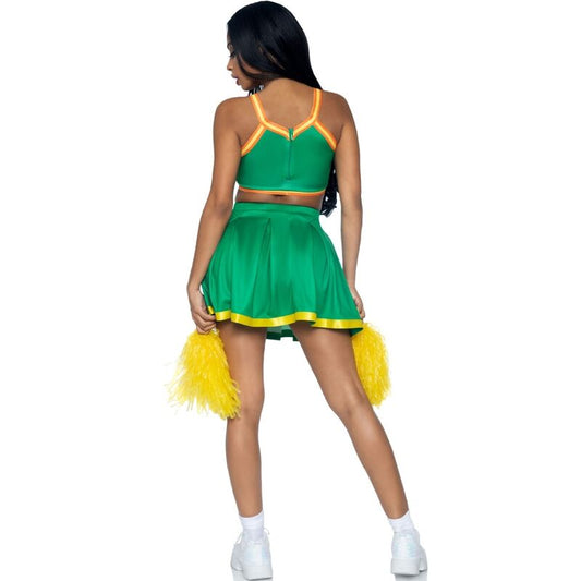 LEG AVENUE - COSTUME POM-POM GIRLS VERT S/M - 7eme ciel
