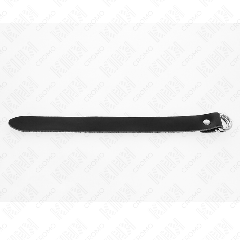 KINK - ANNEAU PÉNIS EN CUIR AVEC FERMETURE À PRESSION 22 X 2 CM - 7eme ciel