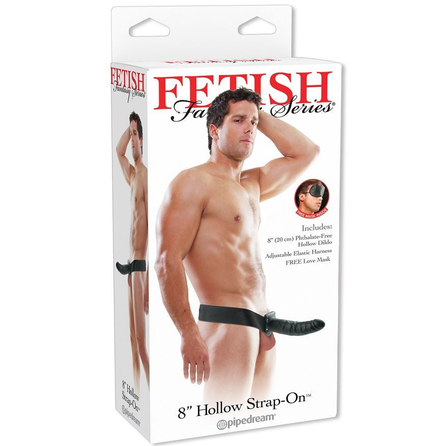 FETISH FANTASY SERIES - SANGLE CREUSE FETISH FANTASY 19 CM NOIR - 7eme ciel