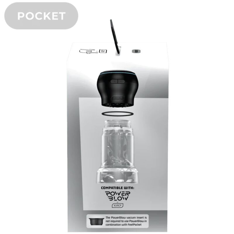 KIIROO - FEEL POCKET STROKER CRISTAL PAR KIIROO TRANSPARENT - 7eme ciel