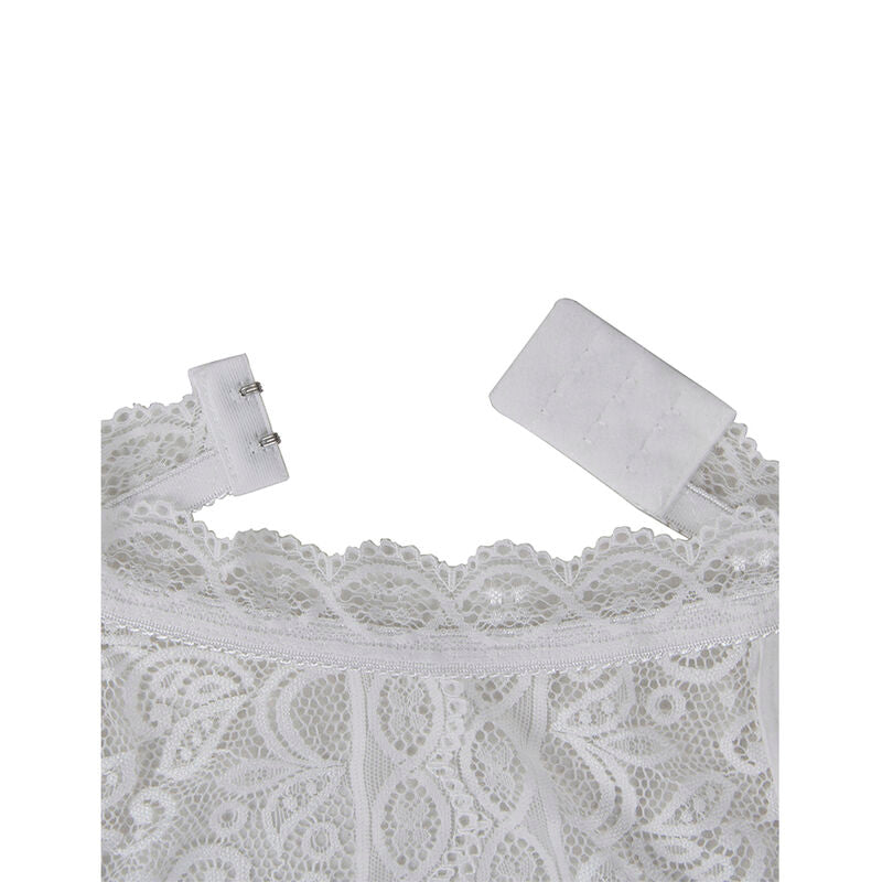 SUBBLIME - 953867 BODY DENTELLE BLANC L/XL - 7eme ciel