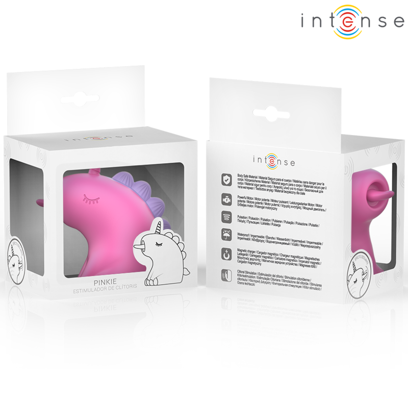INTENSE - STIMULATEUR DE LANGUE ROTATIF À 360° PINKIE - 7eme ciel