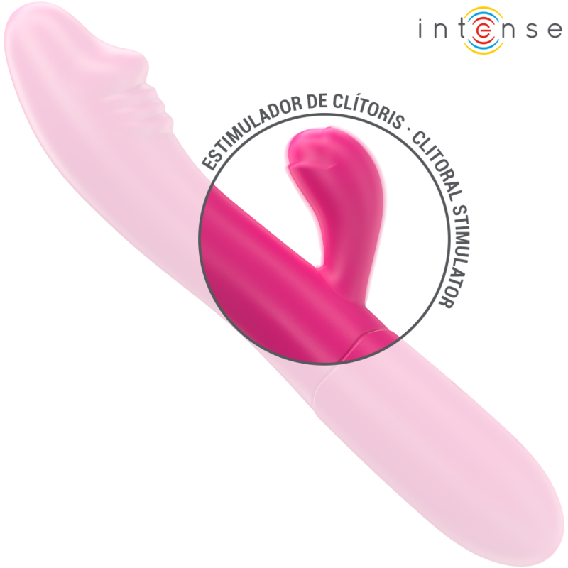 INTENSE - IVY VIBRATEUR FLEXIBLE 10 VIBRATIONS AVEC LANGUE STIMULANTE ROSE - 7eme ciel