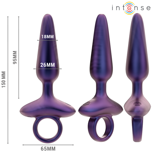 INTENSE - MARLON PLUG ANAL VIBRANT MODÈLE 4 TÉLÉCOMMANDE - 7eme ciel