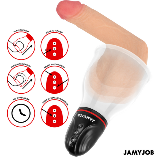 JAMYJOB - XPAND LITE POMPE À TESTICULES AUTOMATIQUE 3 NIVEAUX D'ASPIRATION GRIS - 7eme ciel