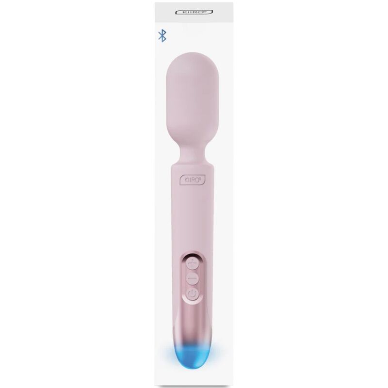 KIIROO - PROWAND VIBRATEUR WAND TÉLÉCOMMANDE + APPLICATION GRATUITE ROSE - 7eme ciel
