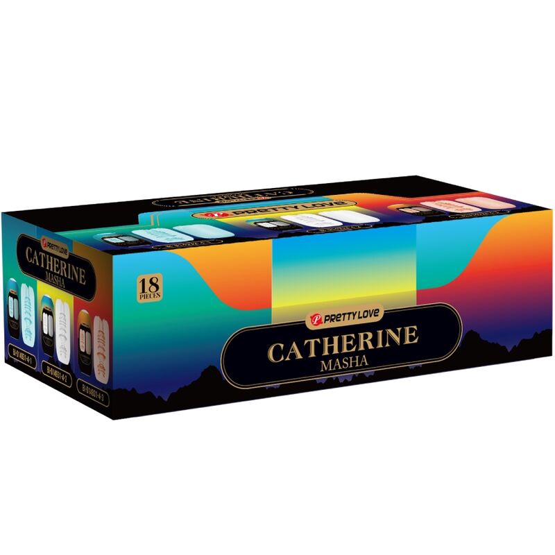 PRETTY LOVE - MASHA PACK 18 DIFFÉRENTS MASCRUBATEURS HOMMES - 7eme ciel