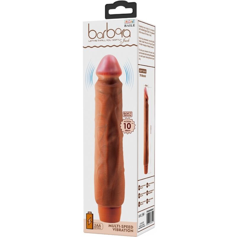 BAILE - JACK VIBRATEUR RÉALISTE 26 CM MULÂTRE - 7eme ciel