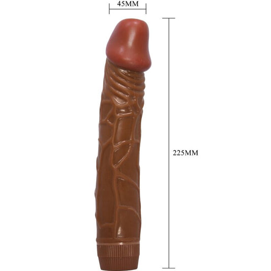 BAILE - VIBRATEUR RÉALISTE BOB 22,5 CM MULÂTRE - 7eme ciel