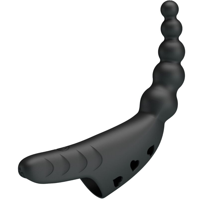 PRETTY LOVE - JORDIN FINGER VIBRATOR 10 VIBRATIONS NOIR - 7eme ciel