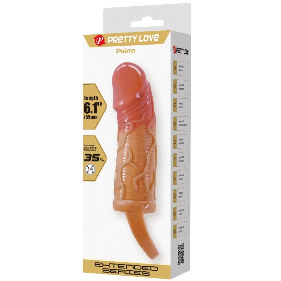 PRETTY LOVE - MANCHON PENIS PEIRRE 10 CM - 7eme ciel