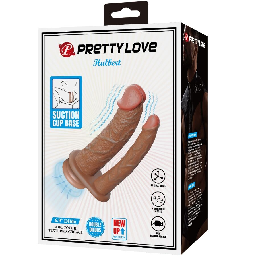 PRETTY LOVE - HULBERT DOUBLE GODE RÉALISTE AVEC VIBRATION MULATO - 7eme ciel