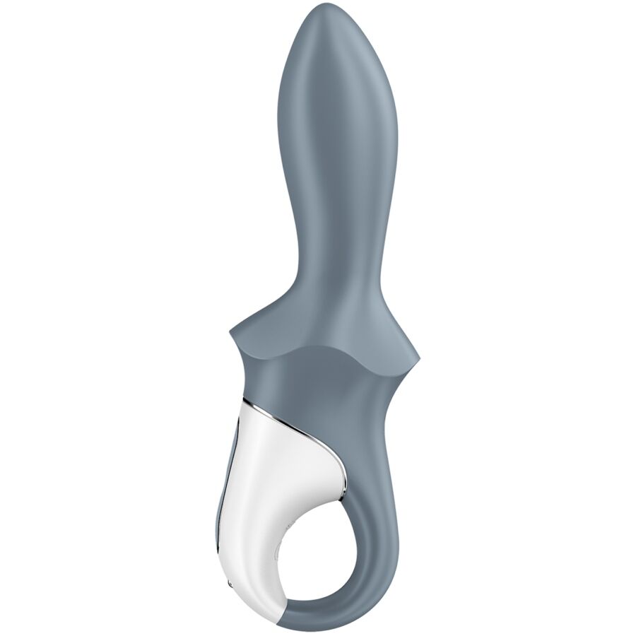 SATISFYER - AIR PUMP BOOTY 1 VIBRATEUR GONFLABLE ANAL GRIS - 7eme ciel