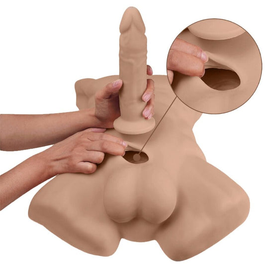 SILEXD - APOLLO L TORSE HOMME RÉALISTE CARAMEL - 7eme ciel