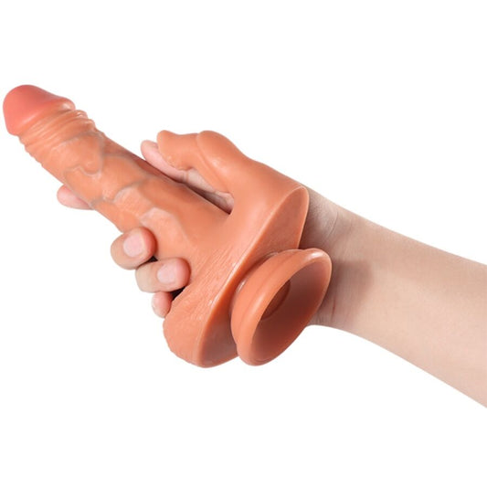 SHEQU - JULIAN DILDO ET STIMULATEUR DE CLITORIS AVEC VIBRATION ET TÉLÉCOMMANDE 16 CM - 7eme ciel