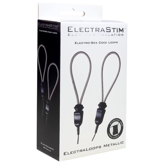 ELECTRASTIM - ELECTRALOOPS E-STIM ANNEAUX PÉNIS MÉTALLIQUES RÉGLABLES - 7eme ciel