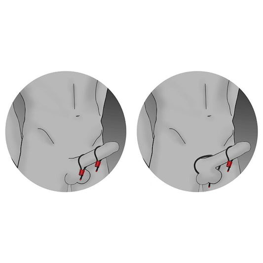 ELECTRASTIM - PRESTIGE ELECTRA LOOPS ANNEAUX PÉNIENS RÉGLABLES NOIRS - 7eme ciel