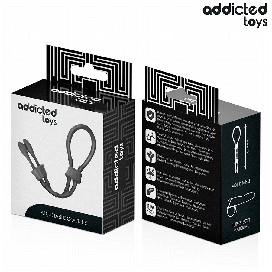 ADDICTED TOYS - CORDE EN SILICONE RÉGLABLE POUR LE PÉNIS - 7eme ciel