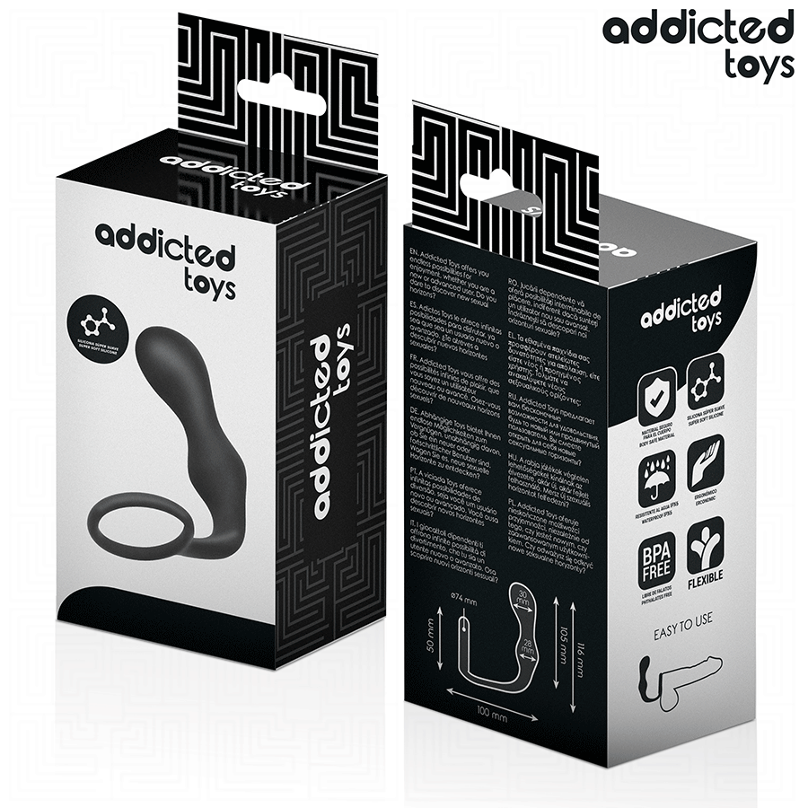 ADDICTED TOYS - PLUG ANAL AVEC ANNEAU MODÈLE 3 - 7eme ciel