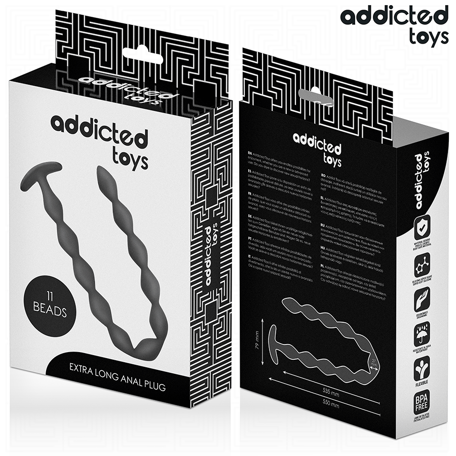 ADDICTED TOYS - PLUG ANAL EXTRA LONG - 7eme ciel