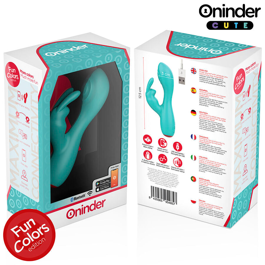 ONINDER CUTE - VIBRATEUR CLITORISÉ LOVE BUNNY G-SPOT - APPLICATION MONDIALE GRATUITE - 7eme ciel