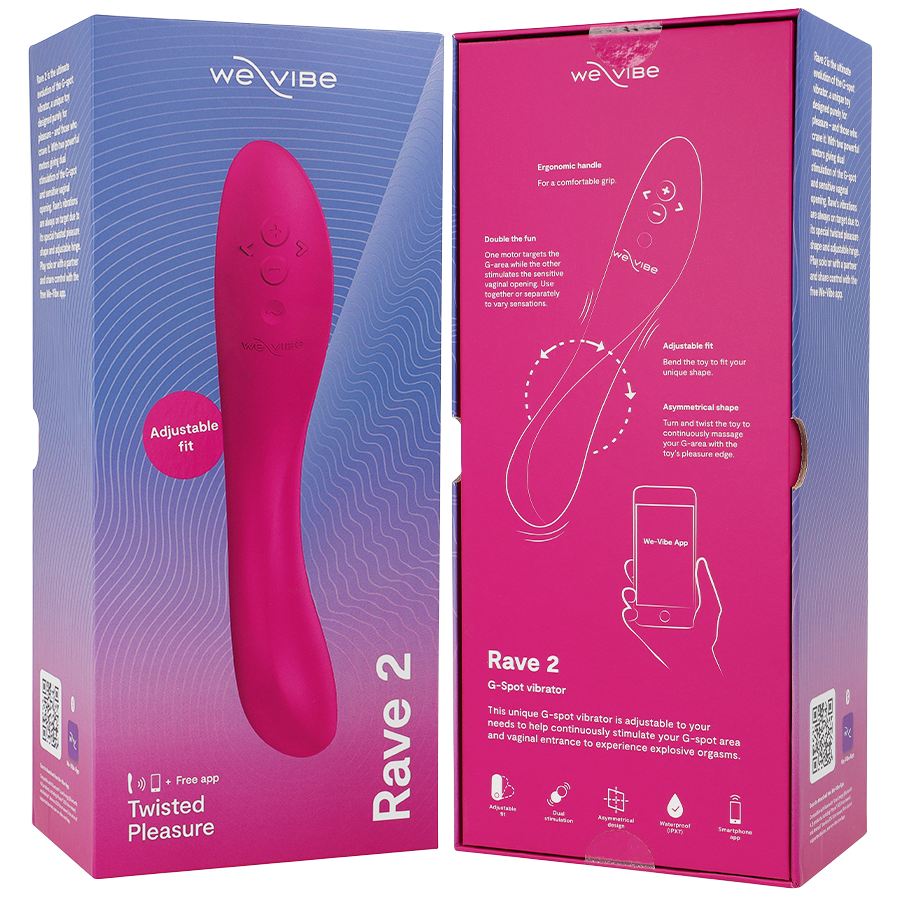 WE-VIBE - RAVE 2 VIBRATEUR POINT ROSE - 7eme ciel