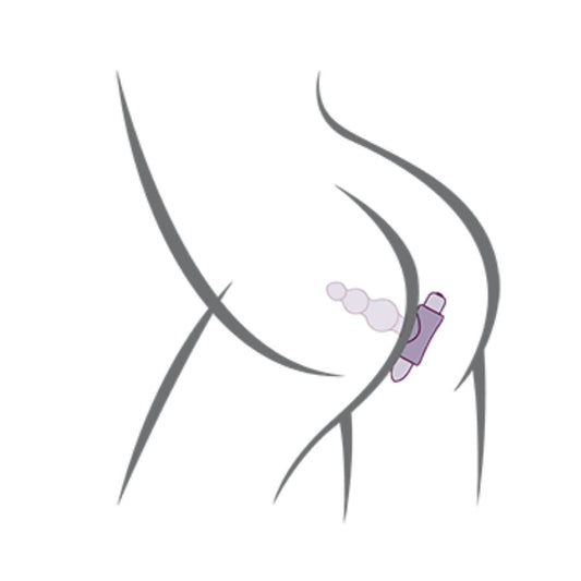 ROCKS-OFF - PETITE SENSATIONS BUBBLES ANAL PLUG VIBRATEUR NOIR - 7eme ciel