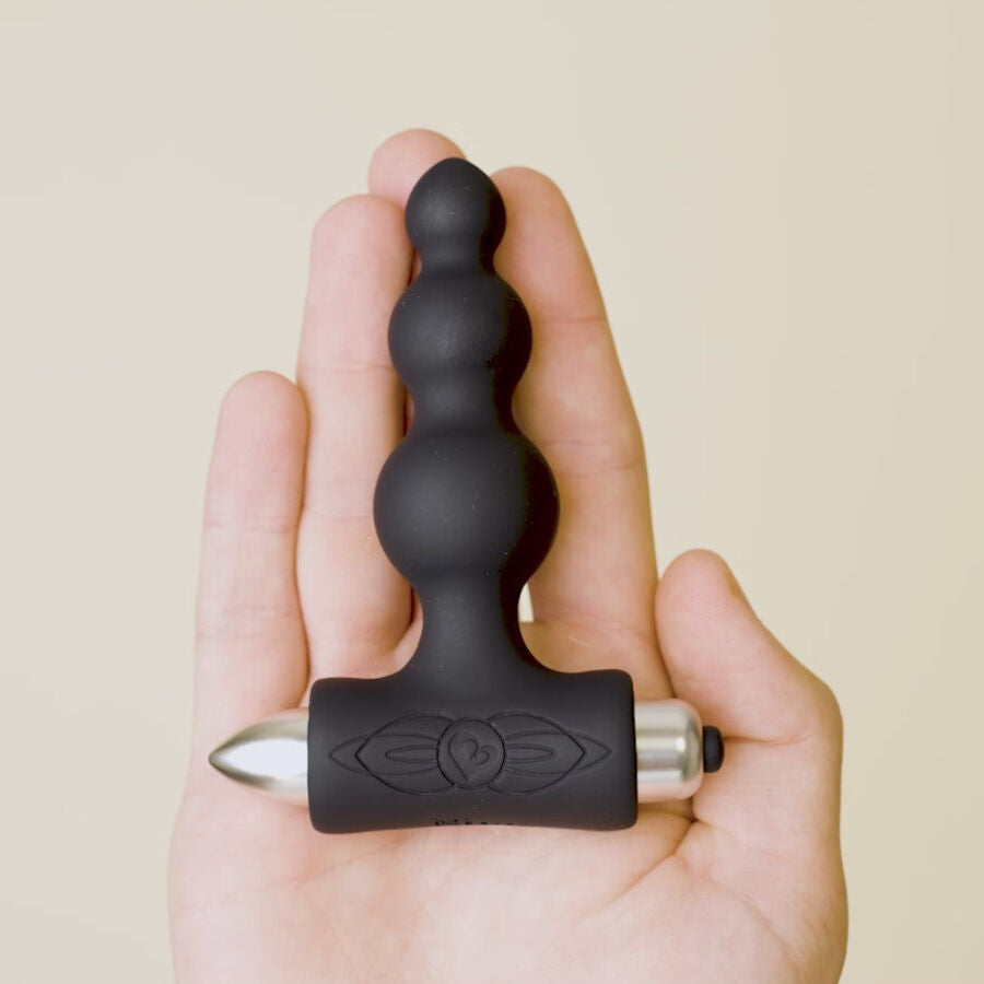 ROCKS-OFF - PETITE SENSATIONS BUBBLES ANAL PLUG VIBRATEUR NOIR - 7eme ciel
