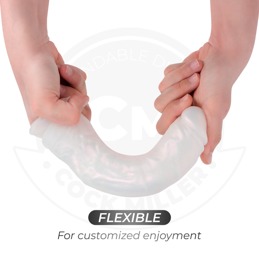 COCK MILLER - GODE AVEC VENTOUSE, LUMIÈRES ET VIBRATIONS AVEC TÉLÉCOMMANDE BLANC 20,5 CM - 7eme ciel