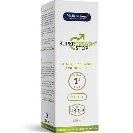 MEDICA GROUP - SUPER ORGASM STOP GEL INTIME POUR HOMMES 150 ML - 7eme ciel