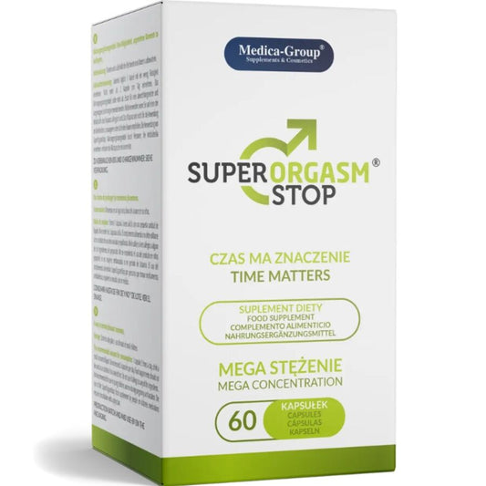 MEDICA GROUP - SUPER ORGASM STOP DELAY POUR HOMMES 60 CAPSULES - 7eme ciel