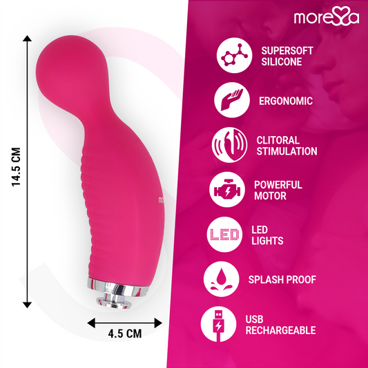 MORESSA - KIRK DUO ASPIRATION + MASSEUR MULTI-PERFORMANCES SILICONE PREMIUM RECHARGEABLE - 7eme ciel