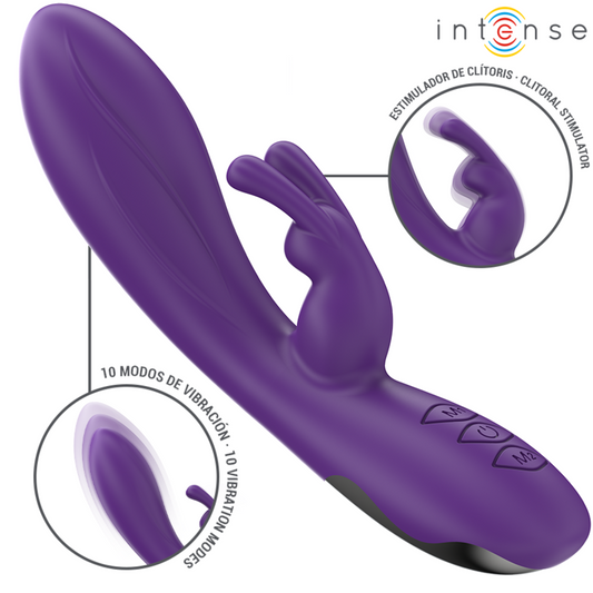 INTENSE - RANDALL VIBRATEUR RABBIT 10 VIBRATIONS VIOLET - 7eme ciel