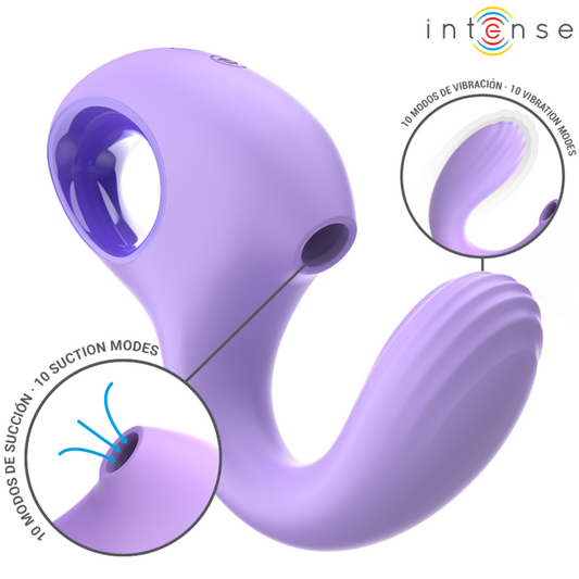INTENSE - BAXTER VIBRATEUR & STIMULATEUR VIOLET - 7eme ciel