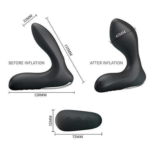 MR PLAY - MASSEUR DE PROSTATE AVEC TÉLÉCOMMANDE À VIBRATIONS