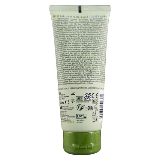 HOT - LUBRIFIANT BIO À BASE D'EAU SUPERGLIDE 100 ML