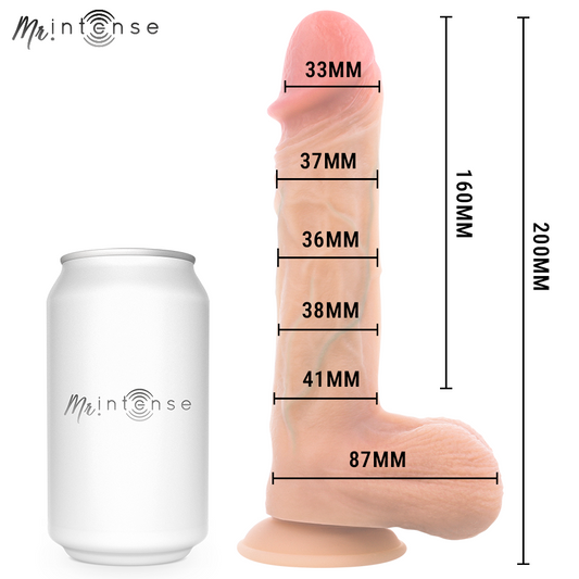MR INTENSE - LOGAN VIBRATEUR AVEC EFFET CHAUFFANT ET TÉLÉCOMMANDE 20 CM -Ø- 4,1 CM