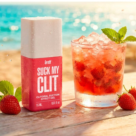 INTT - SUCK MY CLIT GEL EFFET SUCCION FRAISE SAUVAGE 15 ML