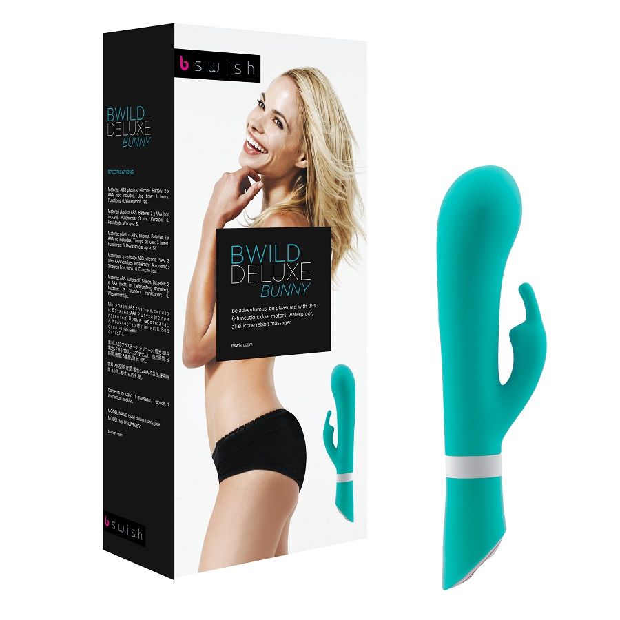 B SWISH - BWILD DELUXE BUNNY RABBIT VIBRATEUR JADE - 7eme ciel
